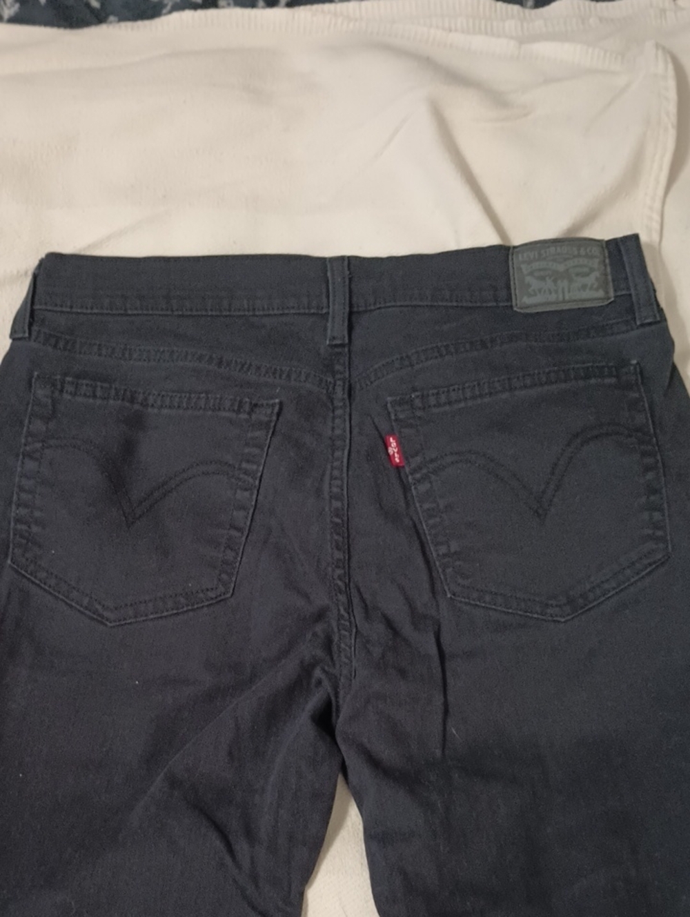 Levi's Black Back-Pocket Denim Jeans